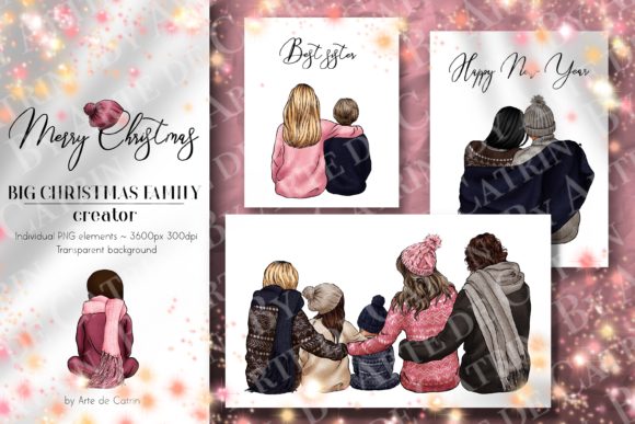 Download Big Christmas Family Creator, Merry Xmas - Premium Resources