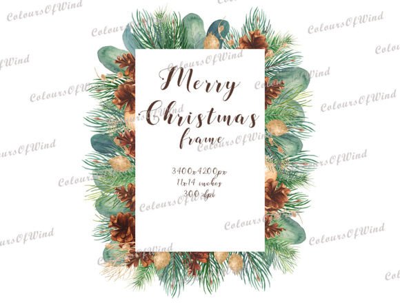 Download Christmas Tree Frame Clipart, Xmas PNG - Xmas Collection