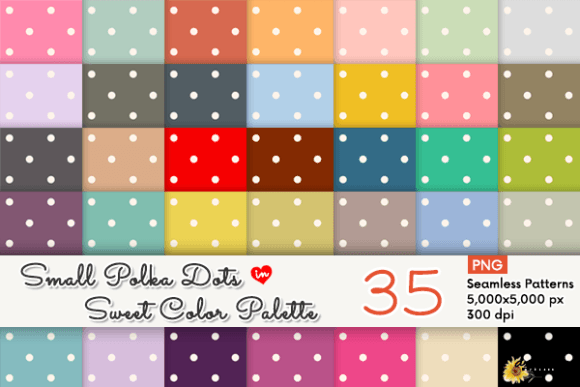 Download Small Pastel Polka Dots Patterns Set - Pastel polka dots Collection