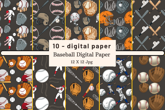 Download Baseball Digital Paper - Premium Resources