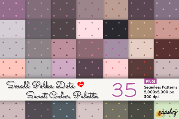 Download Small Pastel Polka Dots Patterns Set - Pastel polka dots Collection