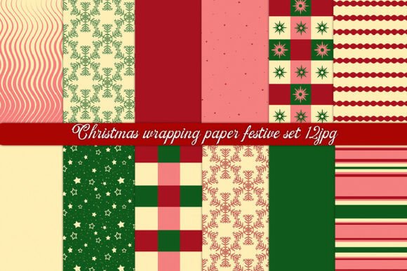 Download Christmas Wrapping Paper Festive Set - Wrapping Collection