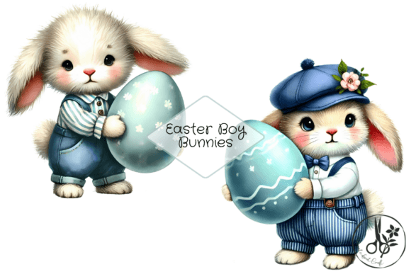 Download Easter Boy Bunnies - Bunnies Collection
