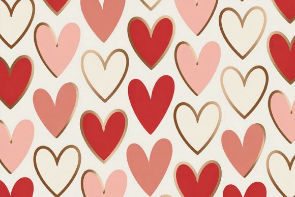 Download Valentine Hearts Pattern Design - Valentine Collection